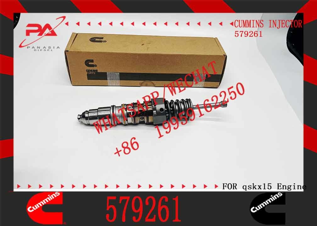 Construction Machinery PartsFuel Injector For QSKX15 Diesel 579251 1846350 579261 1731091 For CUMMINS Diesel Engine