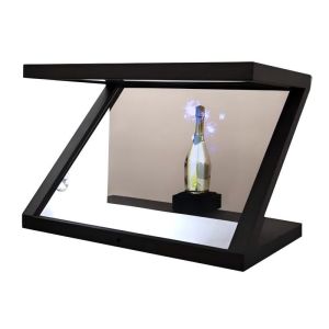 180 Degree 3D Hologram Pyramid Display Floating Projection Display Cabinet