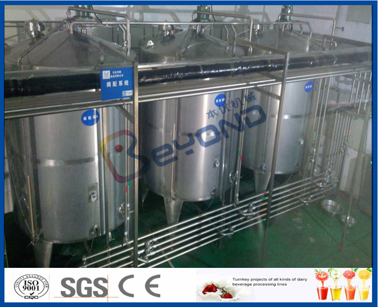 8000 - 10000BPH Functional Beverage Soft Drink Production Line With Bag Type Duplex Filter