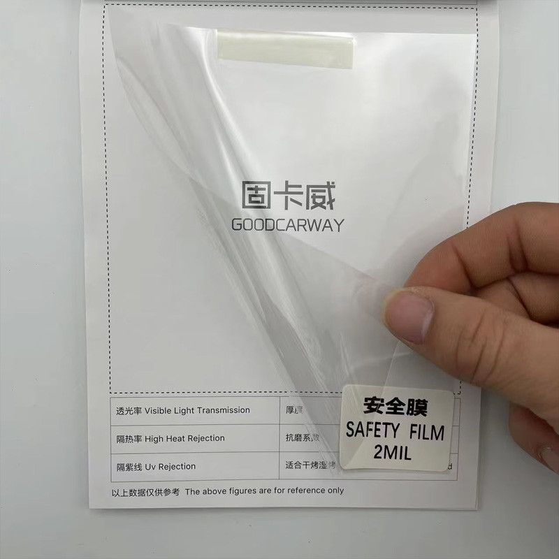 Safety Film 2mil 4mil 8mil 12mil Building Film Clear Explosion Proof