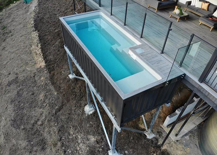 Topshaw Customize Free Design 20ft 40ft Australia DIY Shipping Container Pool