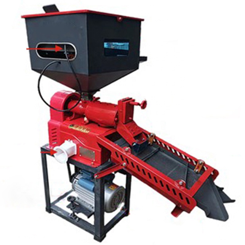 180kg/h Competitive Mini Auto Corn Rice Roller Milling Machine with Polishing Country