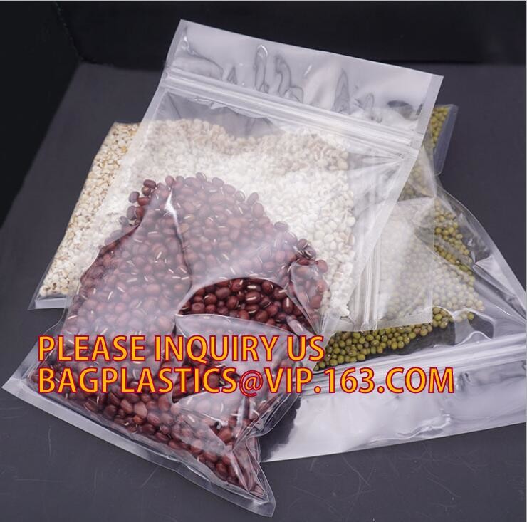 LDPE/PP Custom Printed Zip Lock Self Seal Plastic Bag/Zipper Pouch For Garment And Gift Packaging, side seal pp plastic