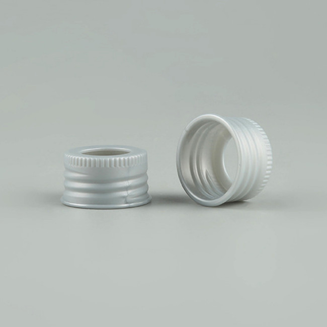 PP Pearlized Silver Collar Dropper Tops For Essential Oil Dropper