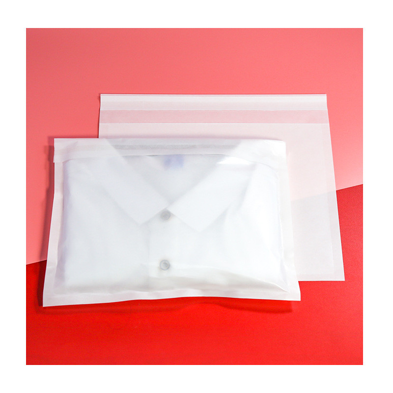 Customized Logo Non Plastic Self Adhesive Sealed Patterned Glassine Bags