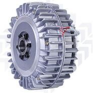 Flange Magnetic Eddy Current Brake 12NM 0.39A For Printing Industry True Engin Magnetic Powder Brake