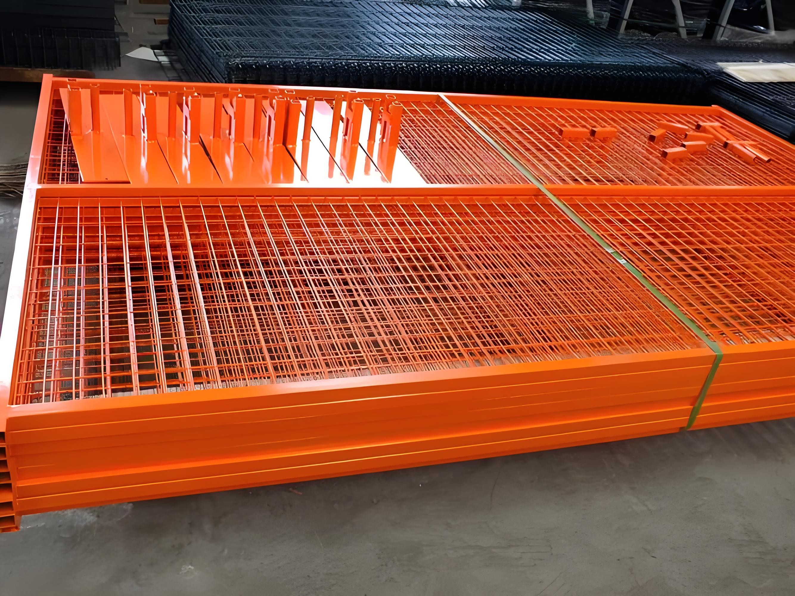 Uv Protected Welded Mesh Australia Temporary Fence Construction With 32mm Frame