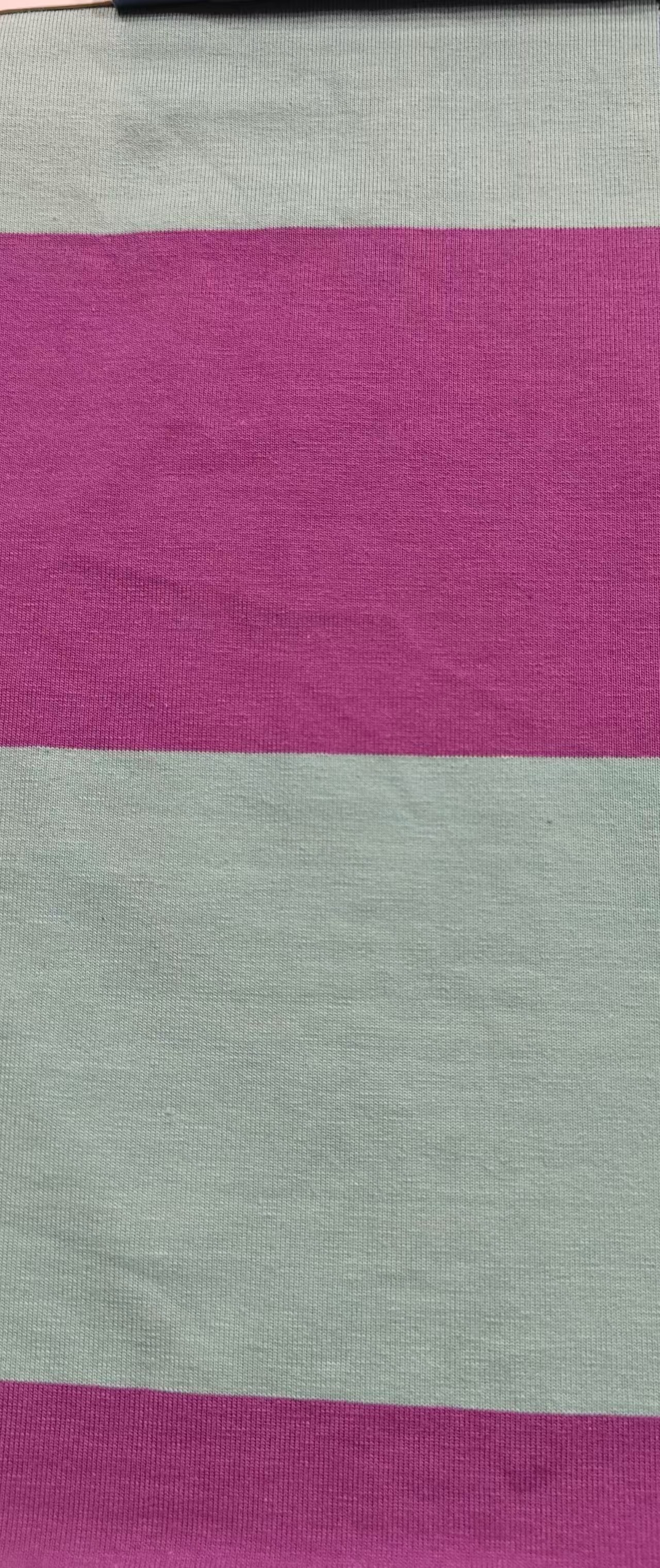 Breathable And Skin-Friendly And Smooth Striped Material Fabric For T-Shirt
