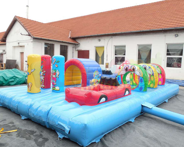18 OZ Inflatable Bounce House Kids Car Jumping Castle