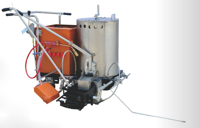 Thermoplastic Paint Material Hot Melt Road Marking Machine With Gear Core Components