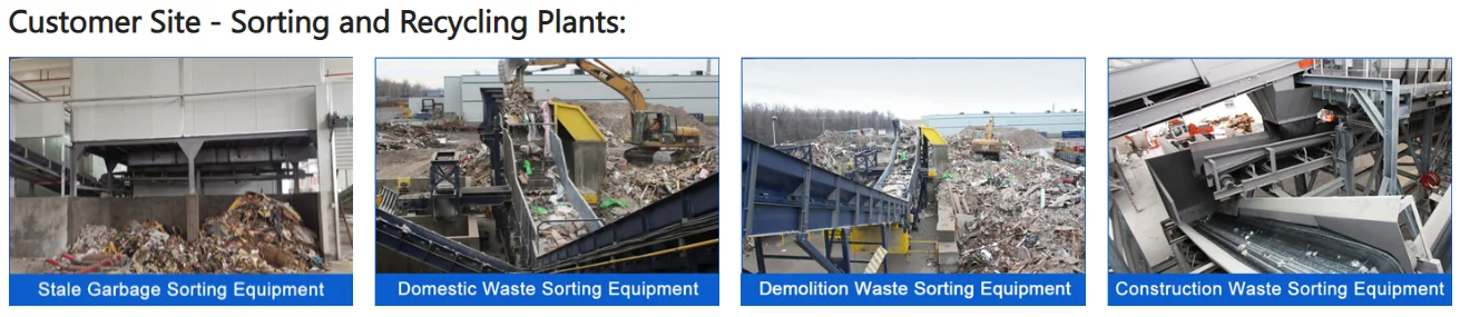 Magnetic Separator Waste Separation Non Ferrous Metal Separation Aluminum Eddy Current Separator