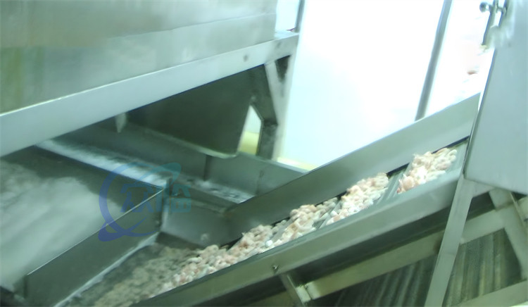 ISO 2.23KW Commercial Fish Processing Machine , Anti Corrosion Shrimp Cooked Machine