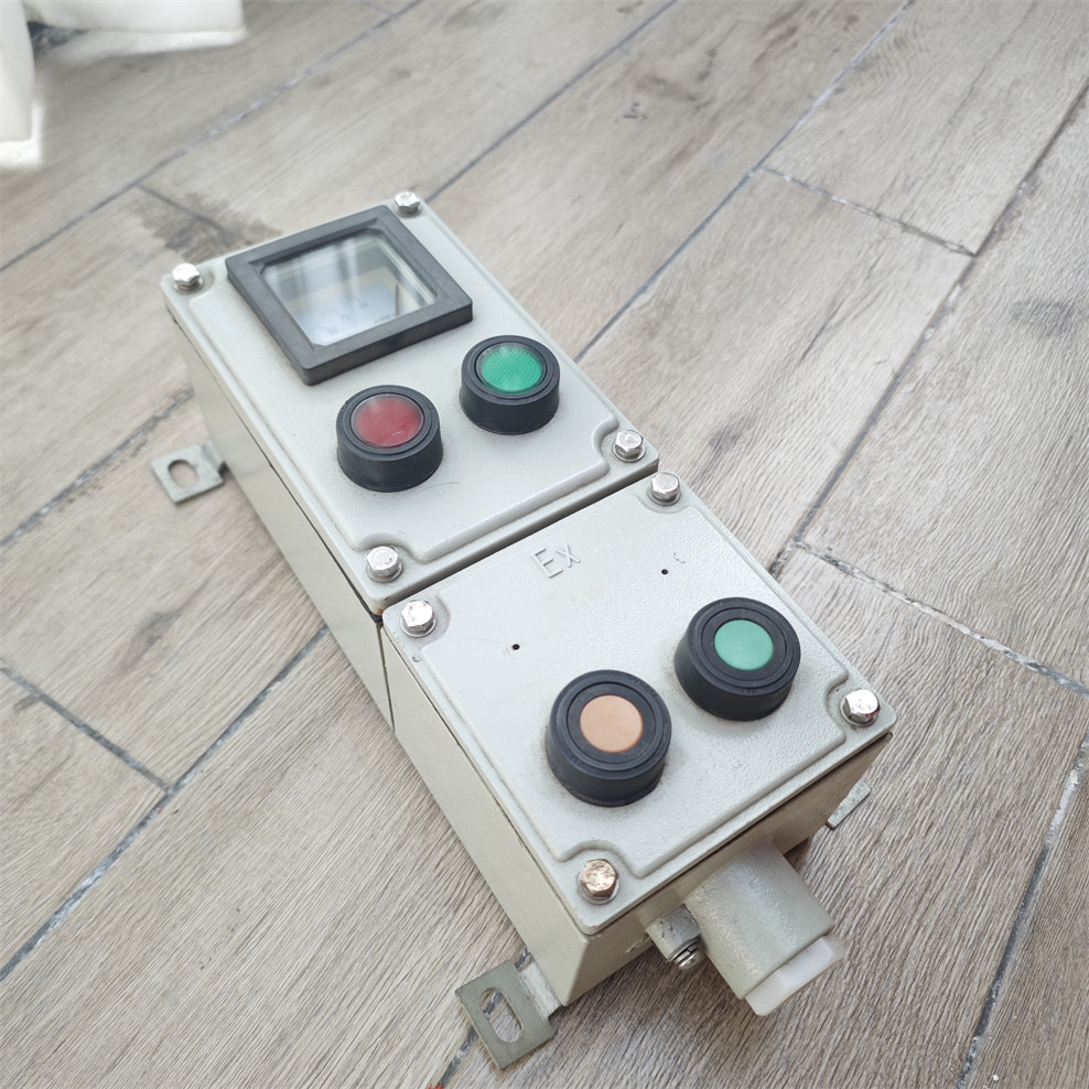 90-295V ATEX Flameproof Control Station Waterproof Anti Corrsion Coating Surface Finish For Hazardous Environment Offshore Zone1 2