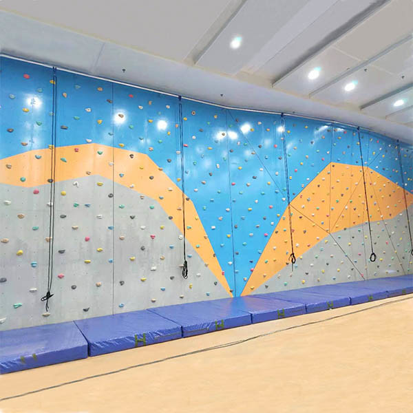 Backdrops Playroom Rock Climbing Wall Fiberlass Material Corrosionproof