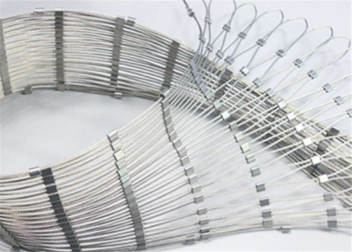 Animal Protection Stainless Steel Aviary Mesh / Zoo Wire Mesh Fencing Anti - Rust