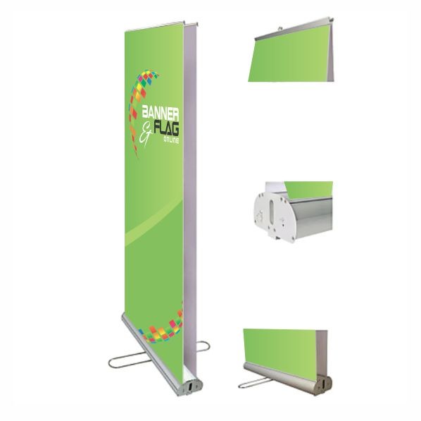 80 X 200 Pull Up Stand Advertising Banners Retractable Pop Up Banner Pull Up Banner