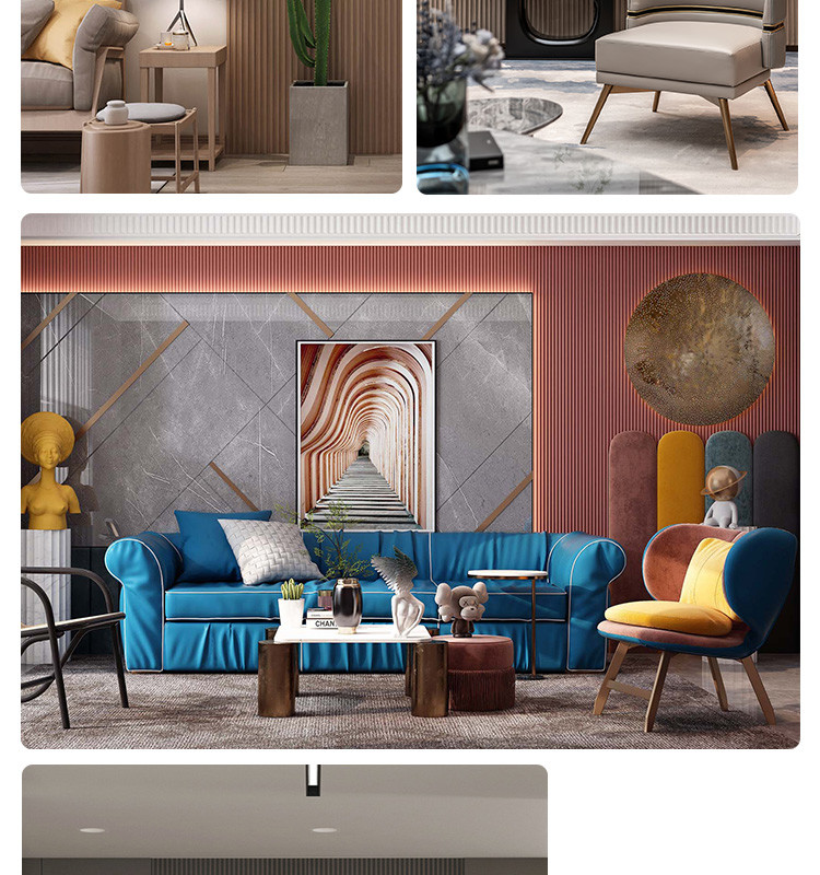 Anti Corrosion 3D Wood Plastic Fluted Wall Panel Grille