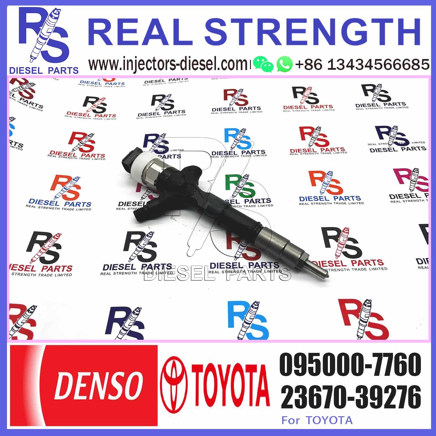 Good Quality Diesel Engine Parts 23670-30050 Common Rail Fuel Injector Assembly 095000-5663