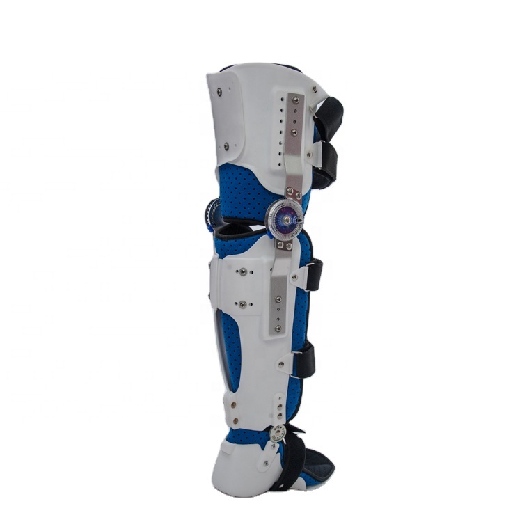 Hinged Ankle Foot Orthotic Brace Lower Extremity Orthosis Adjustable Angle Size
