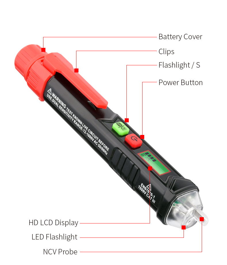 Smart Electric 1000 Volt Pen Type Voltage Tester