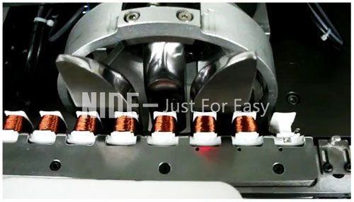 straight open stator winding machine open winding machine