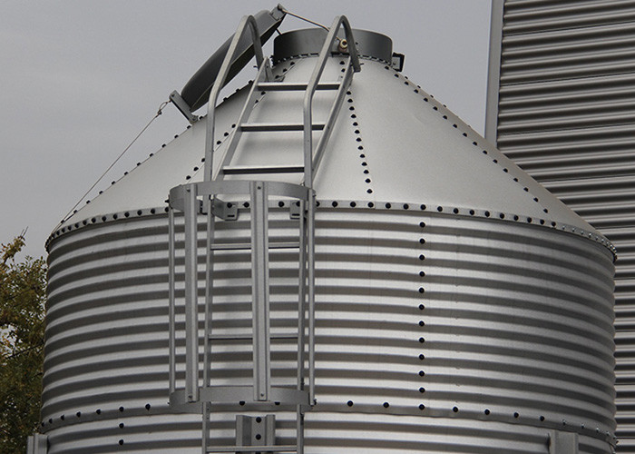 CE SGS Animal Cattle Silo Feed Bin 2750mm Dia For Poultry Farming