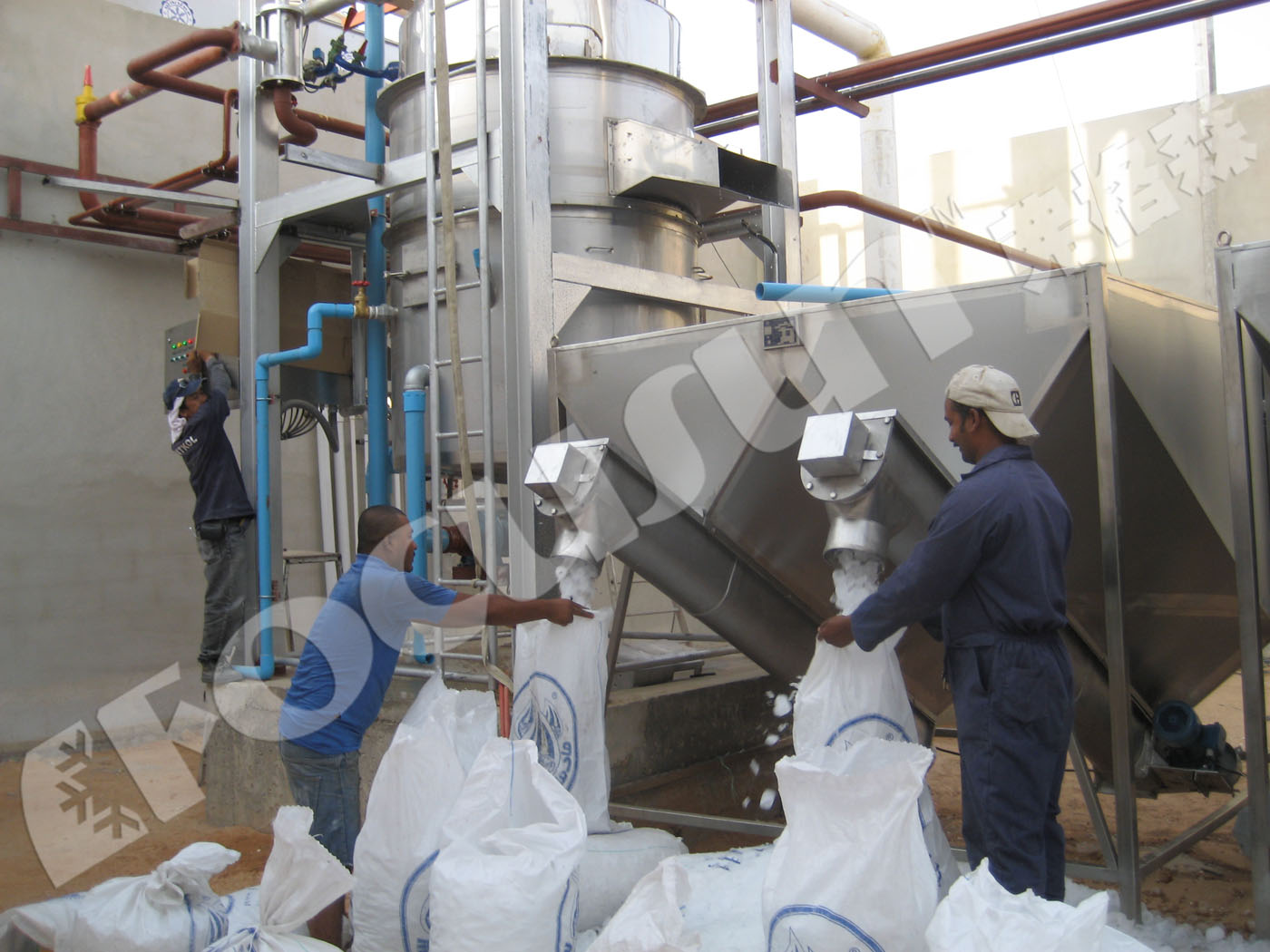 High Capacity Semi-automatic Ice Packing Machine Packer for 1000kg/hr Packaging