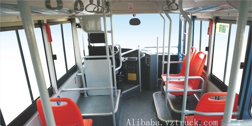 Hydraulic Power Steering 33/10-16Seats 6m City Bus/Passenger Bus/Commercial Electric Mini Bus LHD