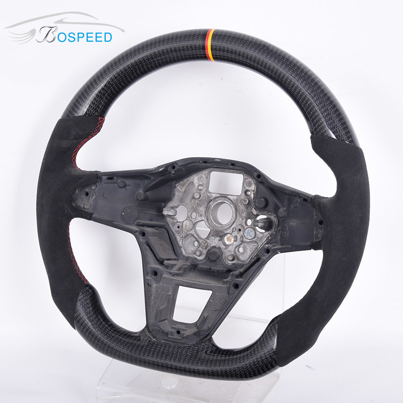 2022 New Racing Golf Mk6 Steering Wheel Carbon Fiber Alcantara VW
