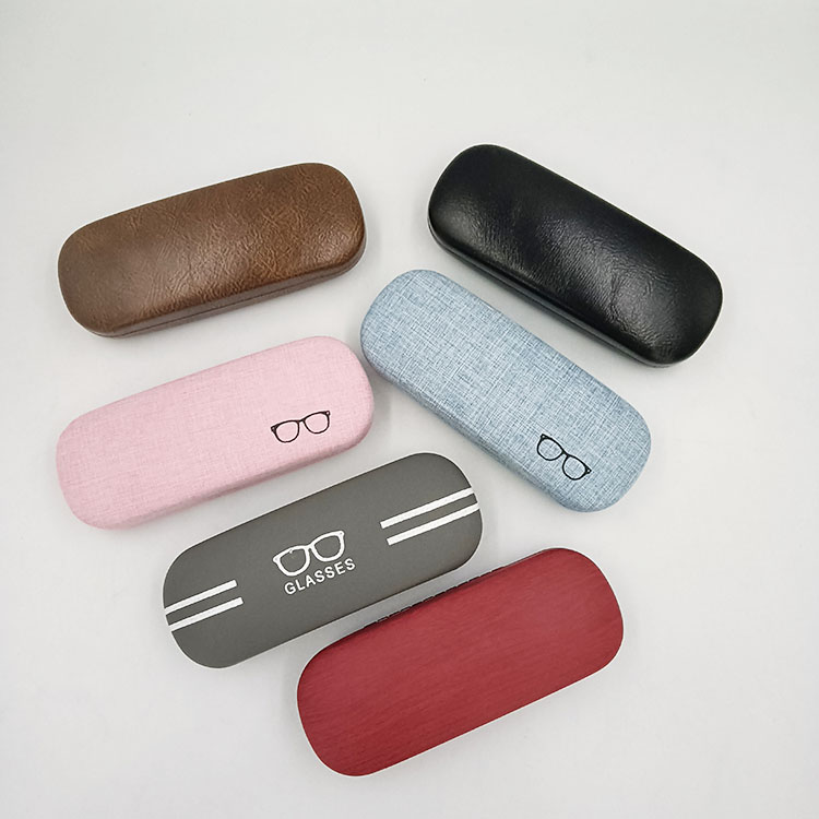 Luxury Premium Spectacle Glasses Case Hard Metal Glasses Case Ellipse Shape