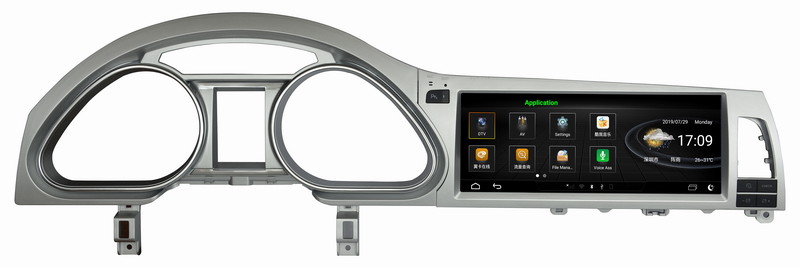 Ouchuangbo car radio gps navi for Audi Q7 2005-2015 with Bluetooth wifi 8 core USB SWC android 9.0 system
