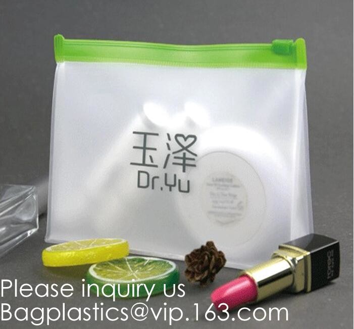 Daily Used Products Packaging Eva Zipper School Bag,Eco-Friendly Soft Plastic Frosted Cosmetic EVA Zipper Bags, Bagease