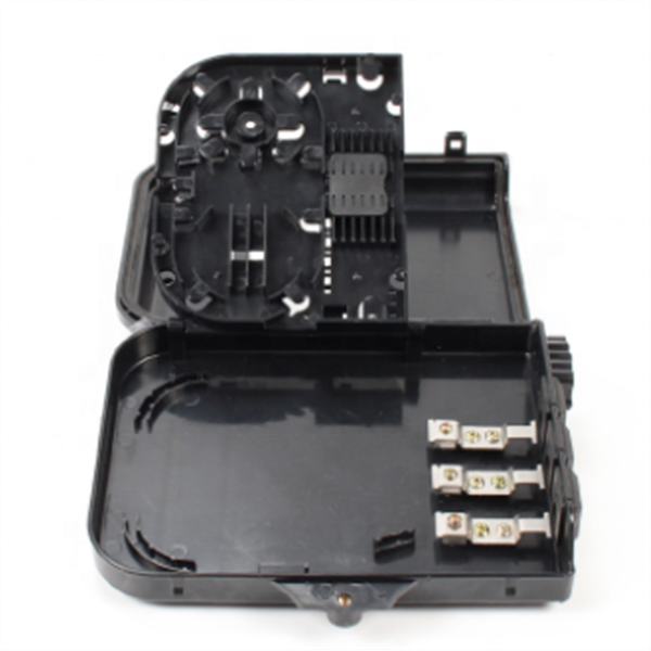 Wall-mount and Pole mounted ABS PC plastic 8 core outdoor fiber optic termin box