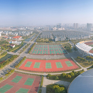 Non Toxic Prefabricated Synthetic Sports Flooring SBR Running Track