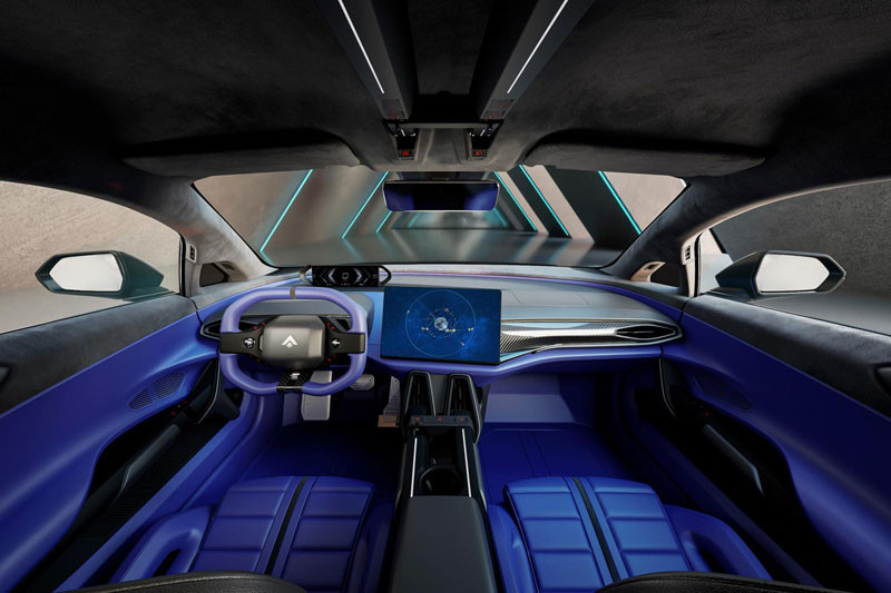 Pure Electric Sedan EV Electric Vehicle Hapo SSR 2024 Ultimate Track Edition Sports Car