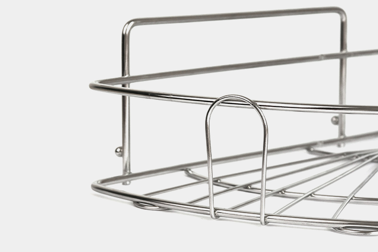 WGO Corner Shower Caddy Suction 30cm Wide ISO 9001 Corner Shower Storage