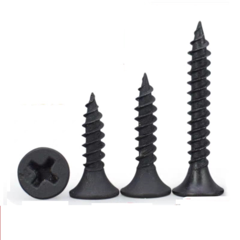 DIN18182 Black Bugle Head Dry Wall Nail Strength Phosphating Coarse Teeth Screw