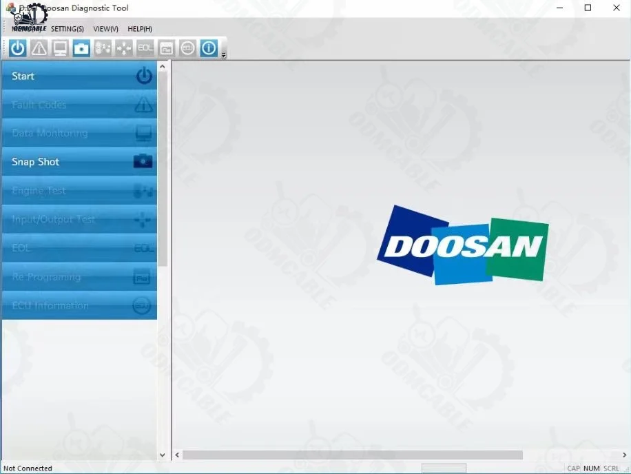 For Doosan Excavator Wheel Loader Monitoring Program DMS-5 Diagnostic Scanner Tool With Toughbook CF C2 Laptop