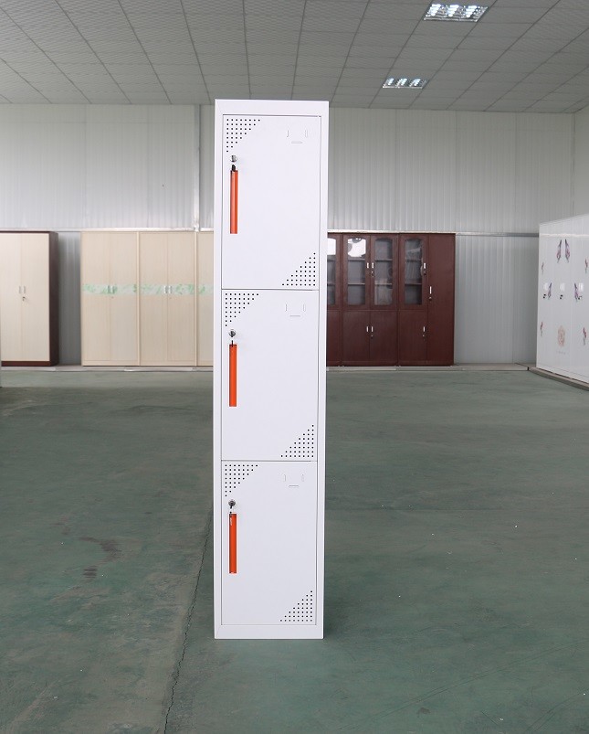 Kd Structure 3 Door Steel Office Lockers Material Spcc