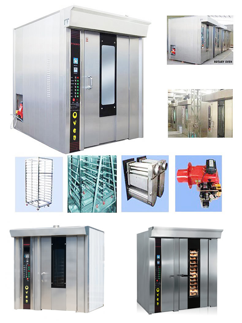 Customized Gas Heated 40 Tray Duck Baking Food Roaster Machine 120kg/H
