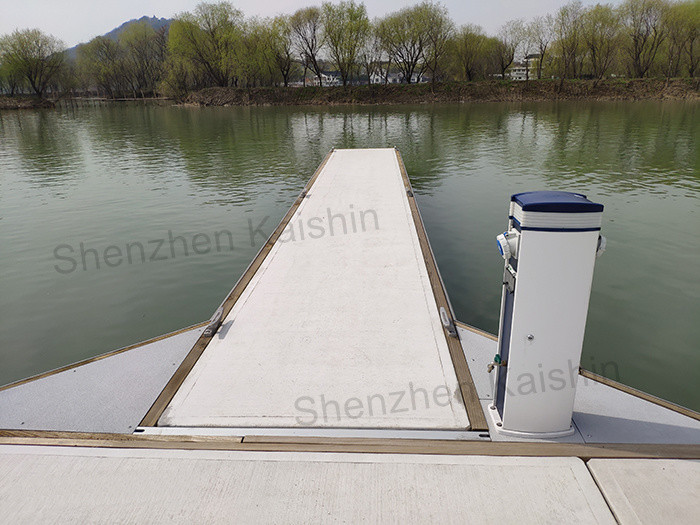 Marina Floating Dock Water Power Electricity Service Pump Station Jetty Pedestal Marina Marine Bollards Service Pedestal