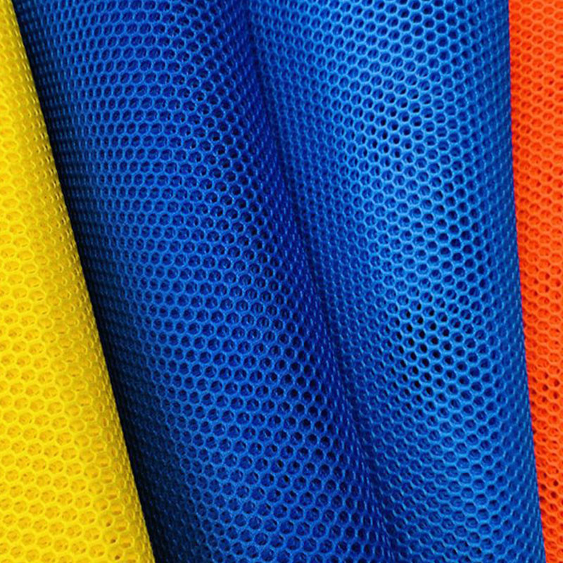100 Percent Polyester Spacer Mesh Fabric Lightweight Polyester Mesh Fabric 230gsm