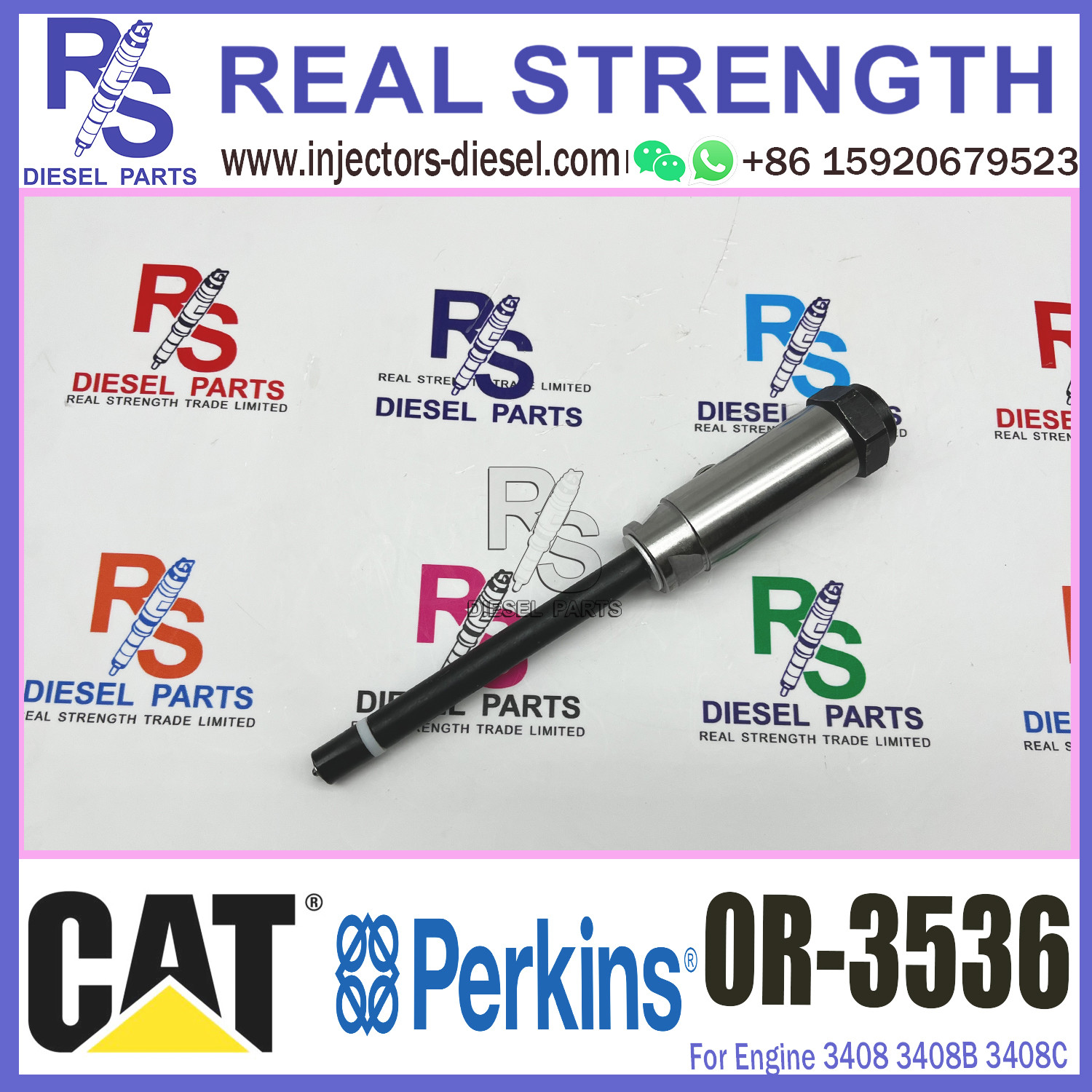 4W7019 Diesel Injector Nozzle 0R-3536 For Cat 3408 3408B 3408C 3412 3412C Engine