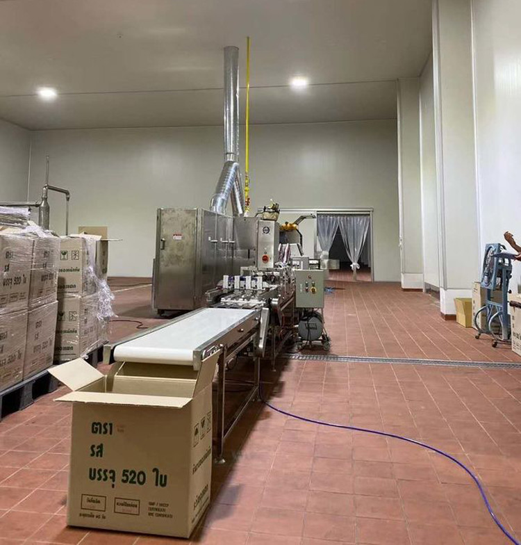 Electric Small Round Bowl Waffle Sugar Cone Production Line For Ice Cream