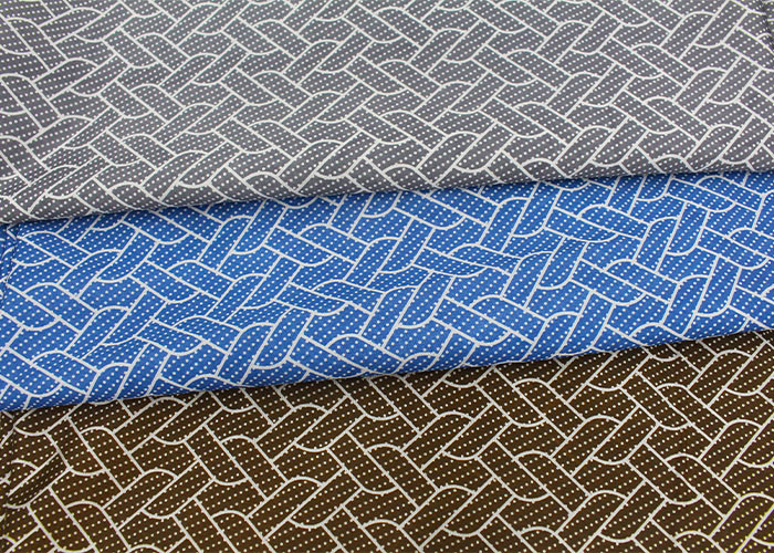 Warp Knitted Mattress Quilting Fabric Polyester Printed Customization