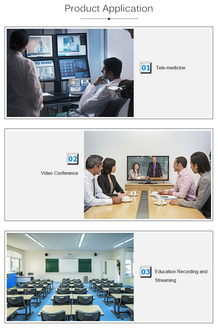 12x Zoom 1080P PTZ Video Camera for Video Conference System in Classroom Lecture Church
