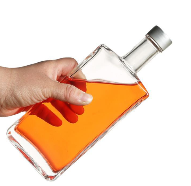Protective Plastic Wide Mouth Lid Leakproof Reusable Glass Water Bottles BPA Free
