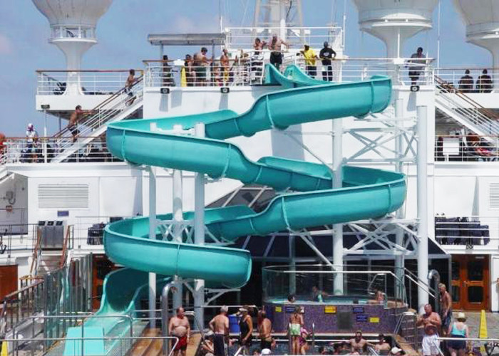 Customized Tube Water Slide Spiral Slide For Adult Outdoor Sport