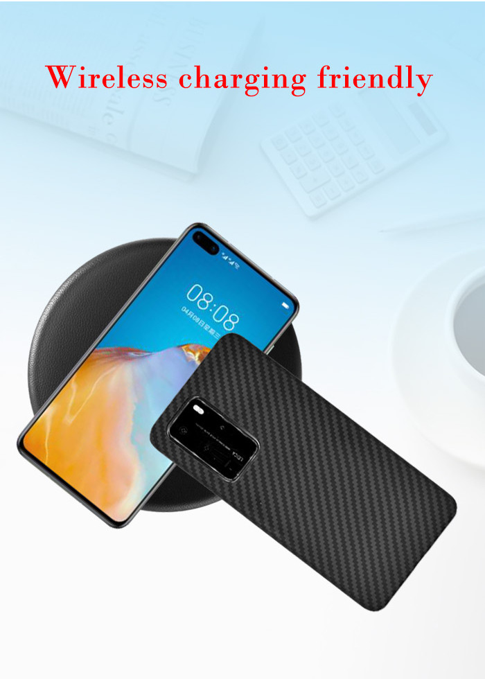 0.65mm Thickness Ultra Slim Aramid Fiber Case For Huawei P40