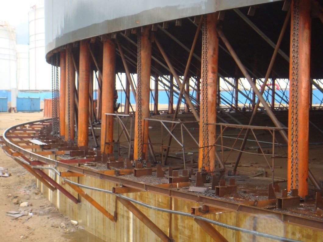 Simple Electric Hoist for Tank Lifting Construction